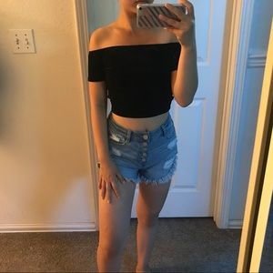 Off the shoulder top